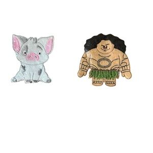 Disney Moana Movie Maui And Pua Patches NEW